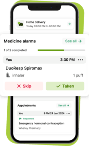 Use the app for all your pharmacy needs