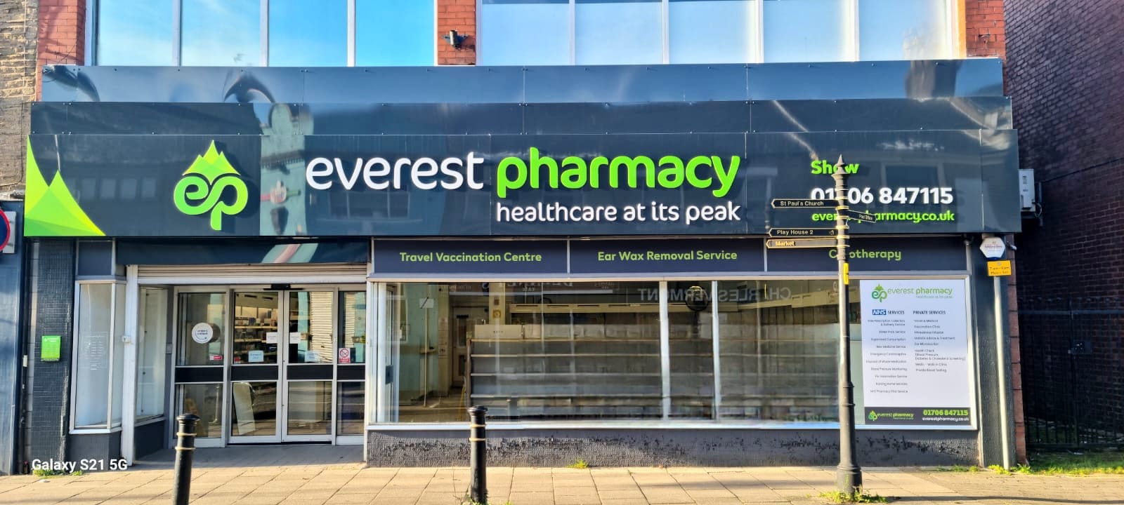 Everest Pharmacy Shaw - NHS & Private Services