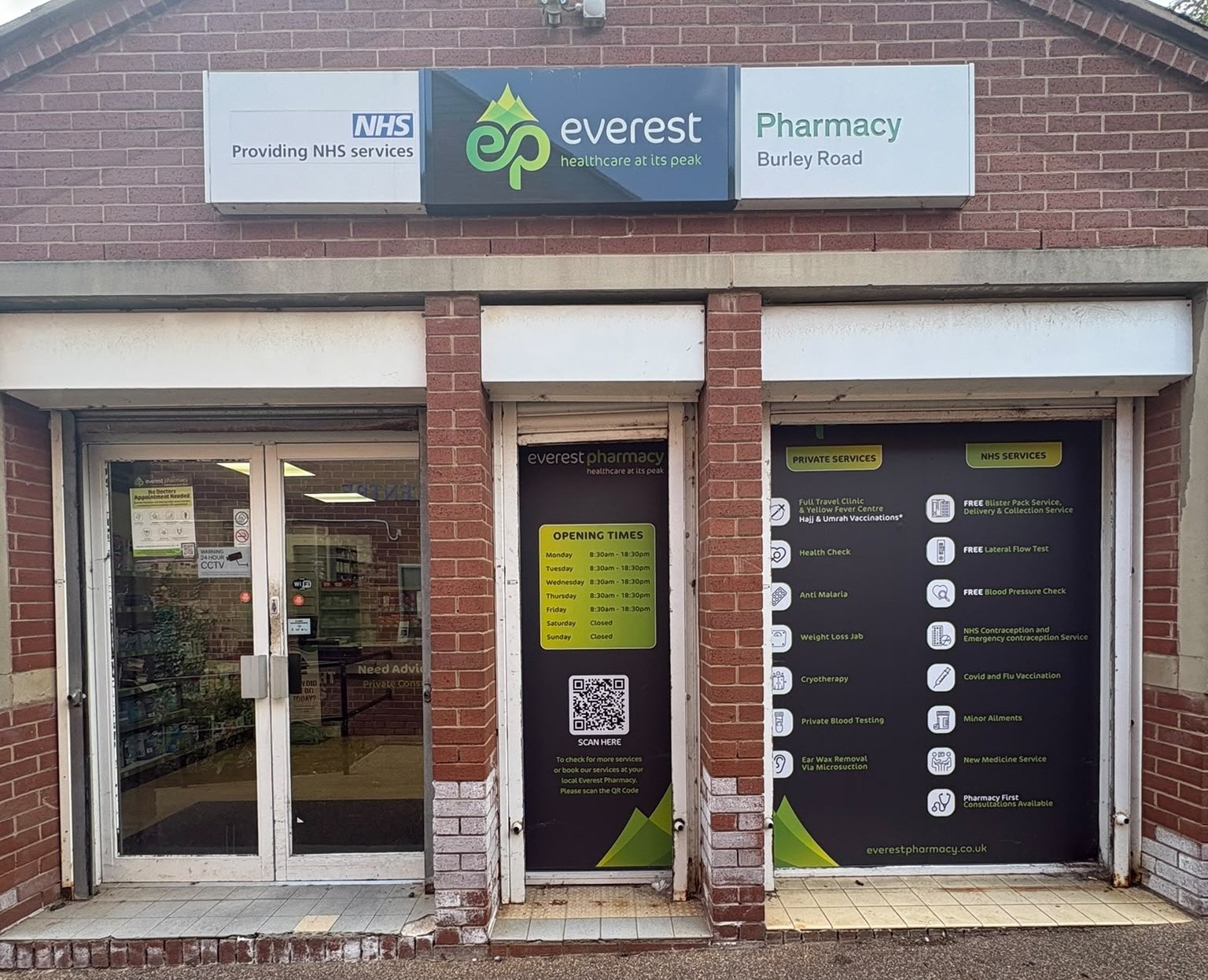 Everest Pharmacy, Burley Road