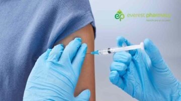 Rabies vaccine being administered