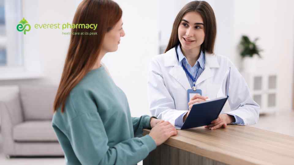 Private travel clinic appointment in Manchester.