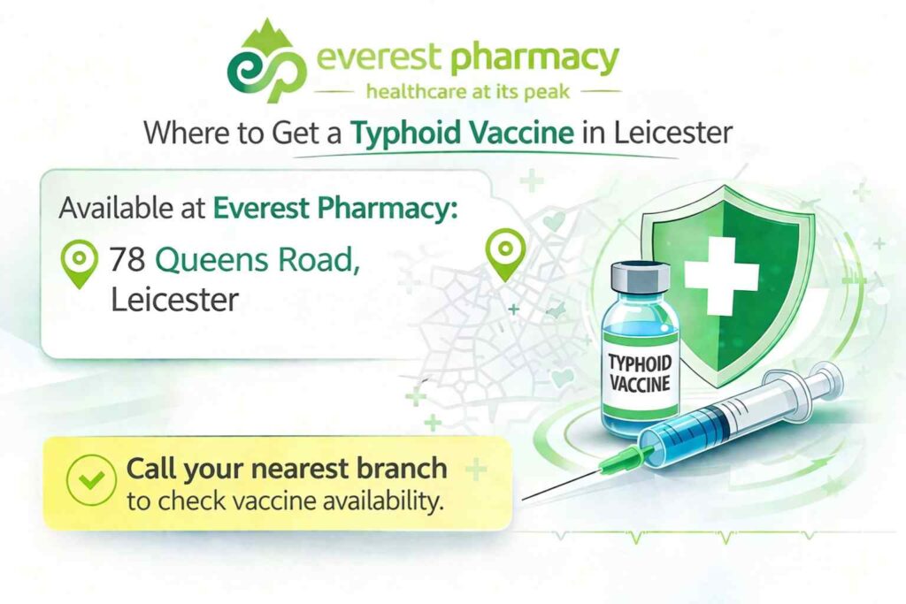 Get your typhoid vaccination before travel