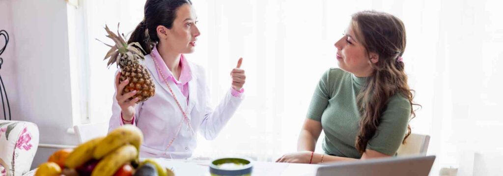 Guidance through lifestyle changes for weight loss