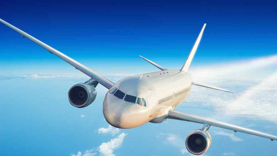 Plane illustrating travellers heading abroad after vaccination