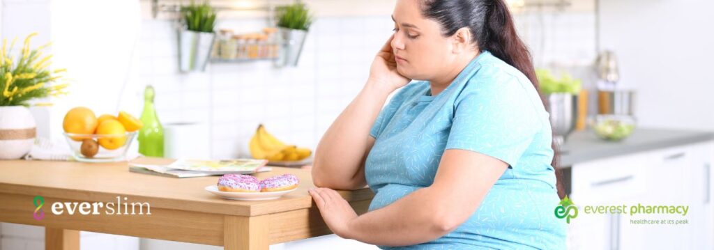 Sad, hungry, weight loss cravings